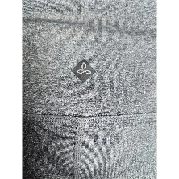 Prana pull on flare athleisure stretch pants sz M heathered gray gorpcore - Picture 4 of 10